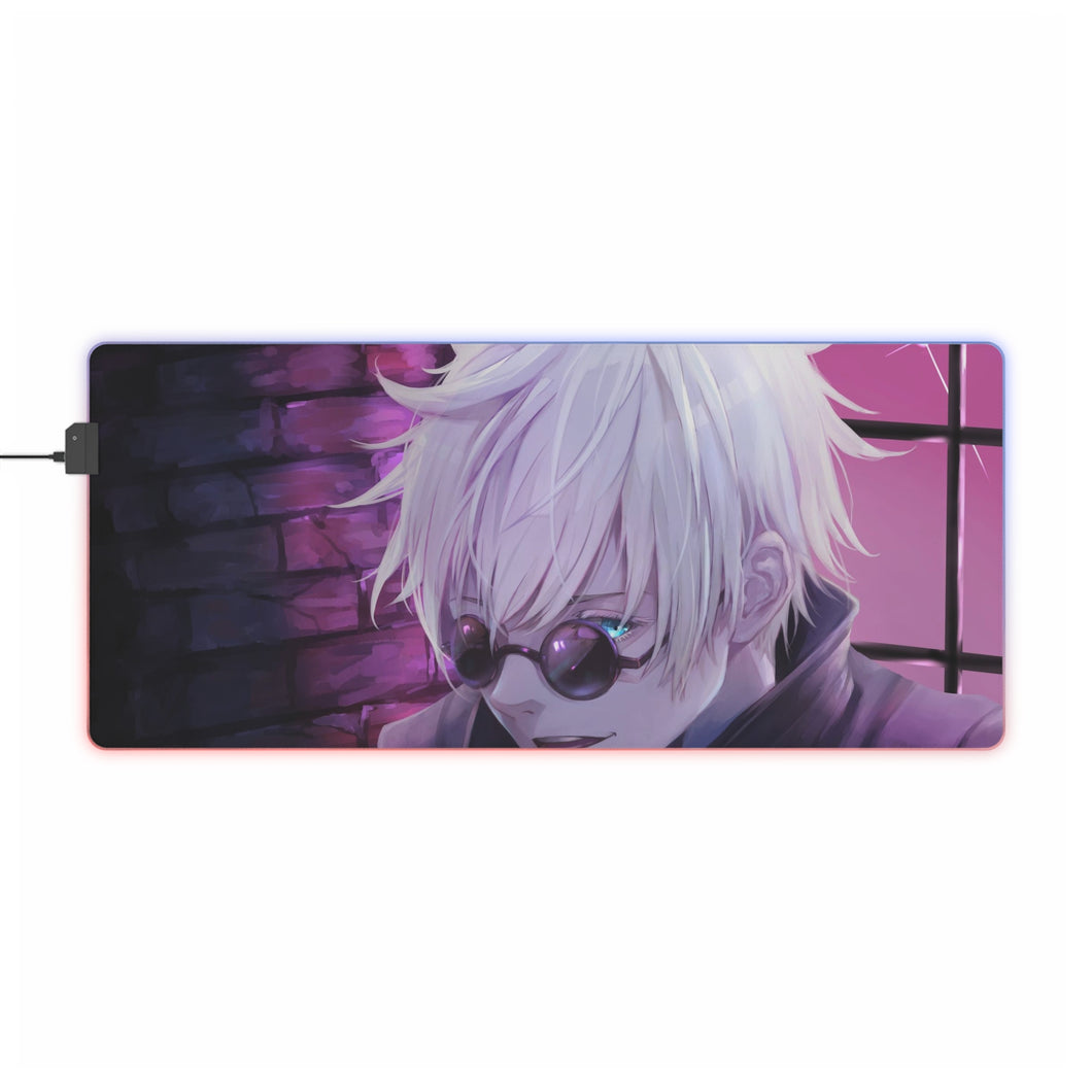 Tapis de souris LED RVB Jujutsu Kaisen (tapis de bureau)