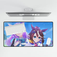 Load image into Gallery viewer, Mejiro McQueen &amp; Tokai Teio Mouse Pad (Desk Mat)
