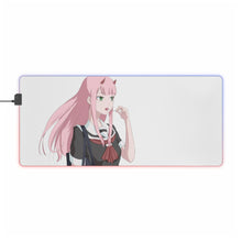 Load image into Gallery viewer, Zero Two RGB LED Mouse Pad (Desk Mat)
