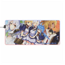 Cargar imagen en el visor de la galería, Rokudenashi Majutsu Koushi To Akashic Records Sistine Fibel, Glenn Radars, Rumia Tingel, Celica Arfonia, Albert Frazer RGB LED Mouse Pad (Desk Mat)
