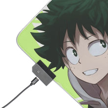 Charger l&#39;image dans la galerie, Tapis de souris LED RVB My Hero Academia Izuku Midoriya (tapis de bureau)
