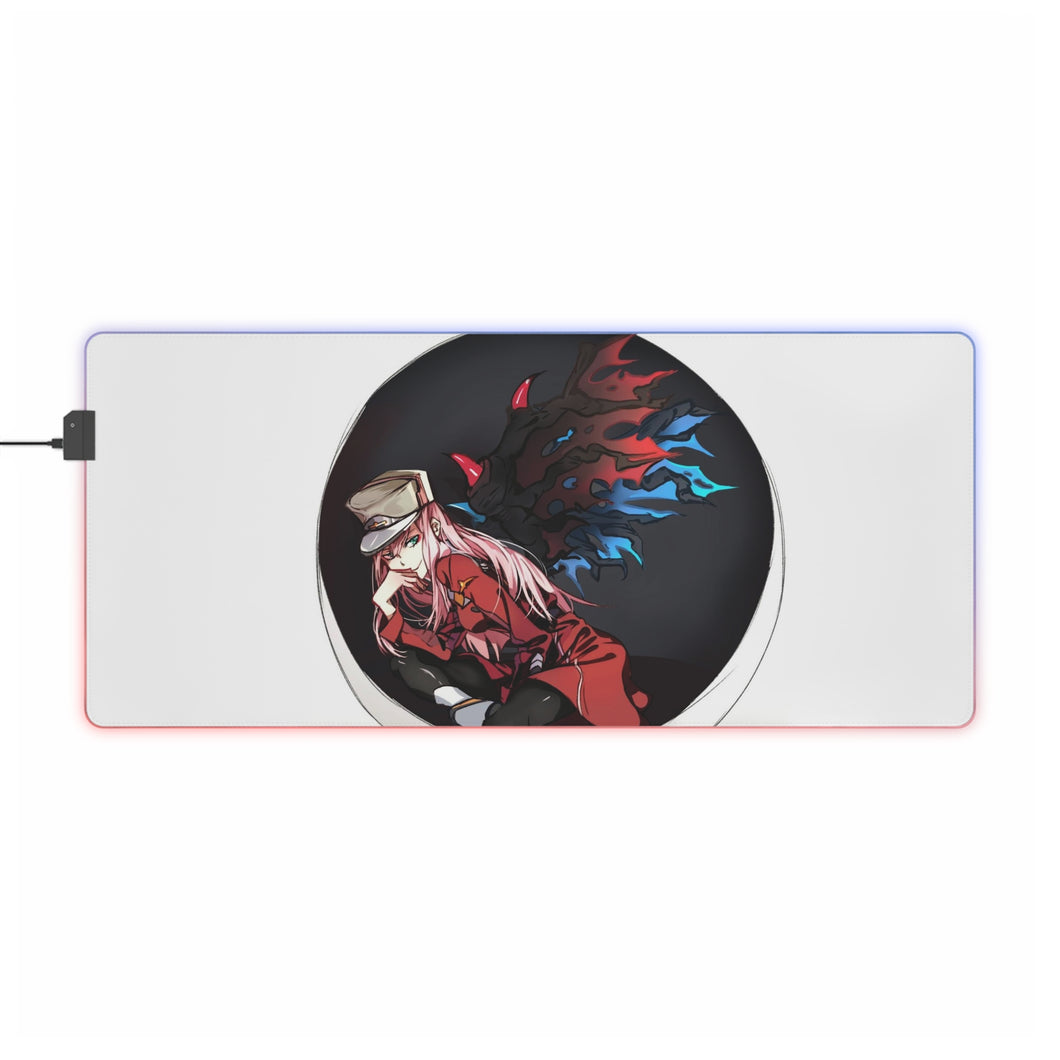 Zero two RGB LED Mouse Pad (Desk Mat)