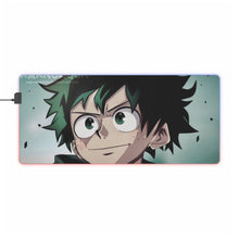 Charger l&#39;image dans la galerie, Tapis de souris LED RVB My Hero Academia Izuku Midoriya (tapis de bureau)
