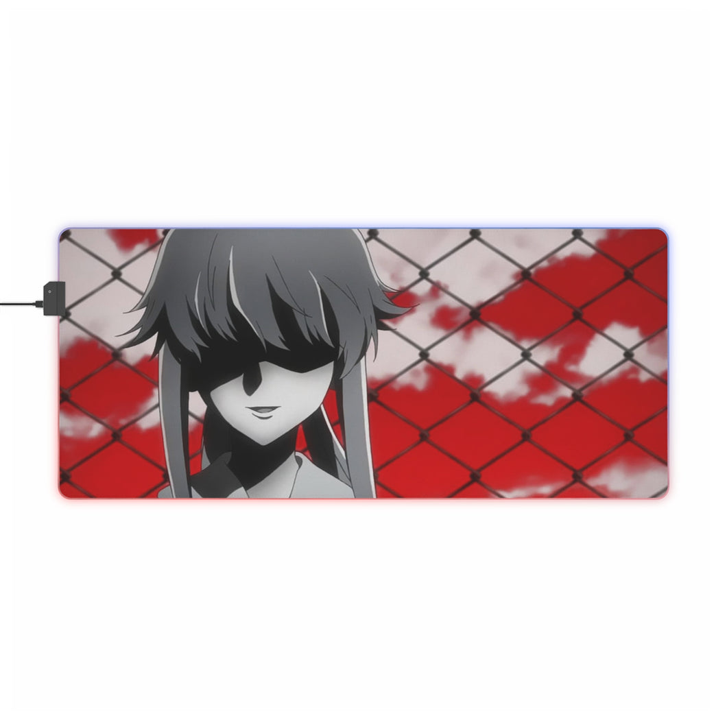 Tapis de souris LED RVB Mirai Nikki Yuno Gasai (tapis de bureau)