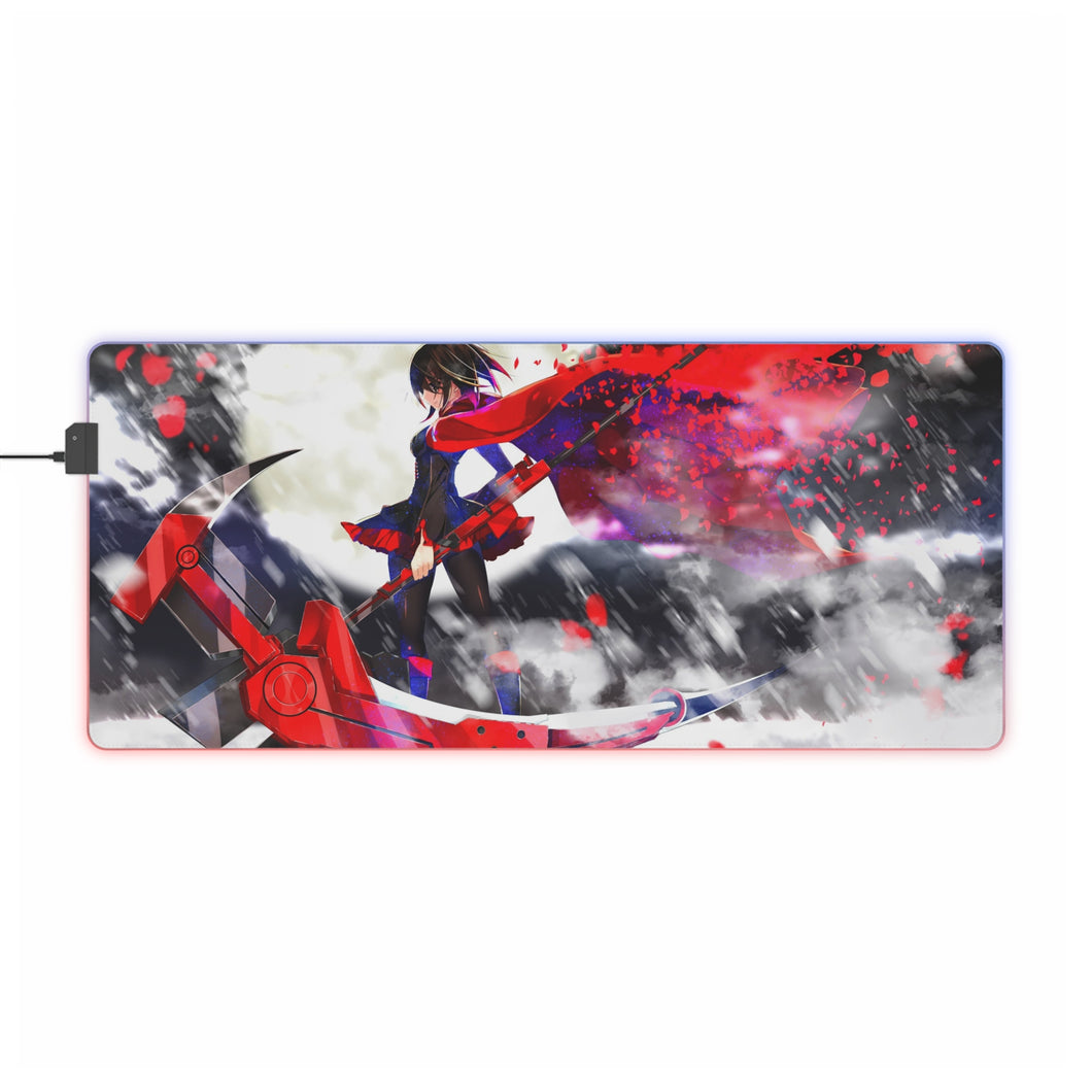 Tapis de souris LED RGB Anime RWBY (tapis de bureau)