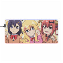 Cargar imagen en el visor de la galería, Gabriel DropOut Satanichia Kurumizawa Mcdowell, Gabriel Tenma White, Vignette Tsukinose April RGB LED Mouse Pad (Desk Mat)
