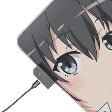 Charger l&#39;image dans la galerie, My Teen Romantic Comedy SNAFU Hachiman Hikigaya, Yukino Yukinoshita, Yui Yuigahama RGB LED Tapis de souris (Tapis de bureau)
