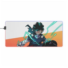 Charger l&#39;image dans la galerie, Tapis de souris LED RVB My Hero Academia Izuku Midoriya (tapis de bureau)
