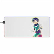 Charger l&#39;image dans la galerie, Tapis de souris LED RVB My Hero Academia Izuku Midoriya (tapis de bureau)
