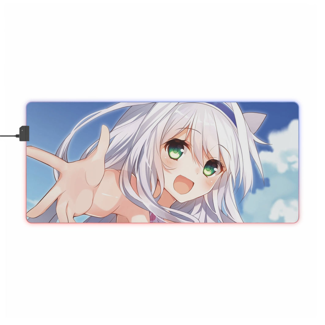 Rokudenashi Majutsu Koushi to Akashic Records Tapis de souris LED RVB (tapis de bureau)