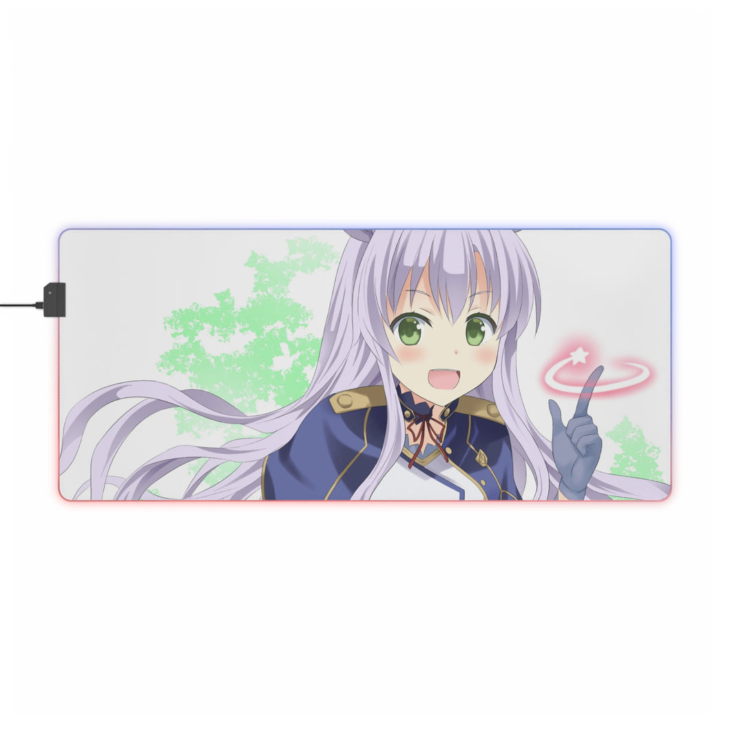 Rokudenashi Majutsu Koushi To Akashic Records Sistine Fibel RGB LED Mouse Pad (Desk Mat)