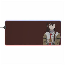 Load image into Gallery viewer, Steins;Gate Kurisu Makise RGB LED Mouse Pad (Desk Mat)
