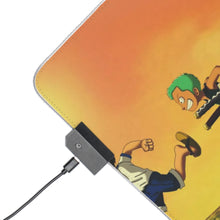 Cargar imagen en el visor de la galería, One Piece Monkey D. Luffy, Roronoa Zoro, Sanji, Nami, Usopp RGB LED Mouse Pad (Desk Mat)
