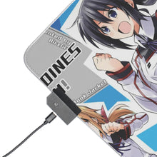 Charger l&#39;image dans la galerie, Tapis de souris LED RVB Infinite Stratos Charlotte Dunois, Laura Bodewig, Houki Shinonono, Cecilia Alcott, Lingyin Huang (tapis de bureau)
