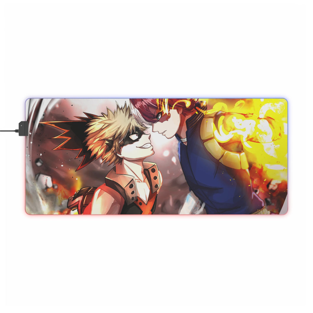 My Hero Academia Katsuki Bakugou RGB LED Mouse Pad (Desk Mat)