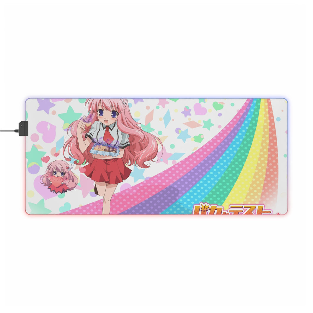 Baka And Test RGB LED Mouse Pad (Desk Mat)