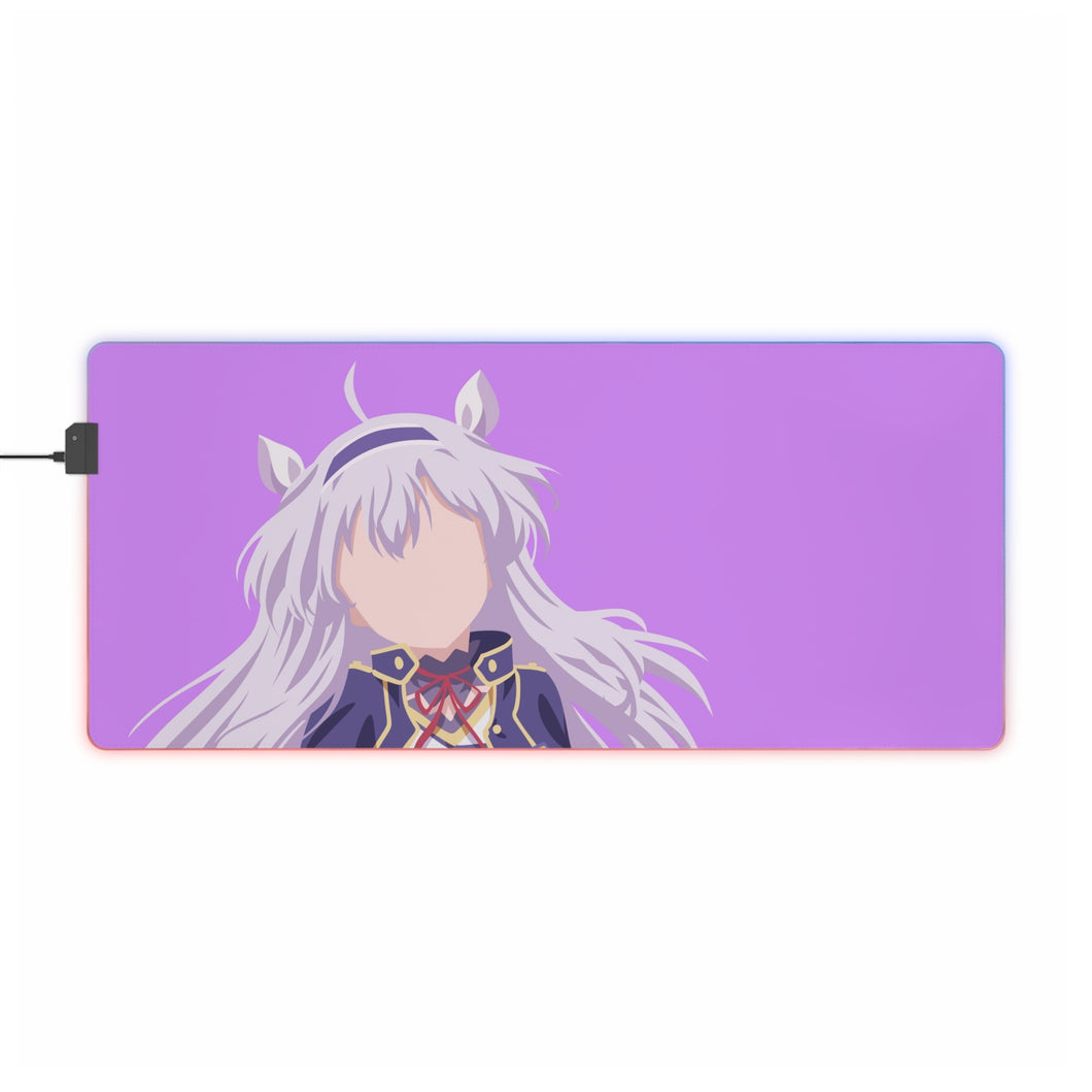 Rokudenashi Majutsu Koushi to Akashic Records Tapis de souris LED RVB (tapis de bureau)