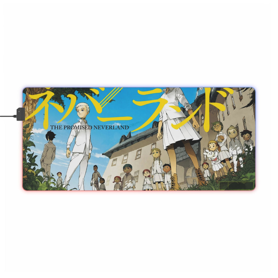 The Promised Neverland Ray, Norman, Emma, Phil, Gilda RGB LED Mouse Pad (Desk Mat)