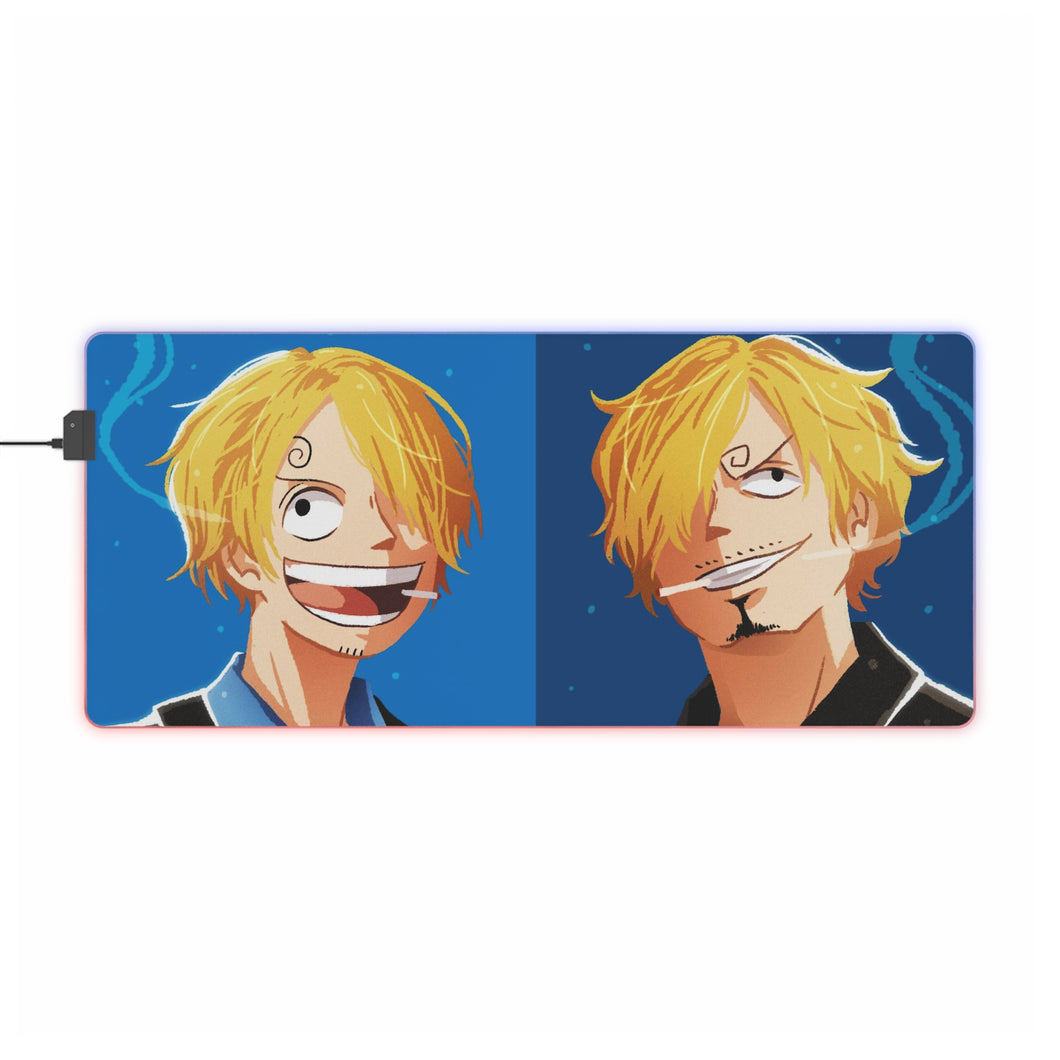 Tapis de souris LED RVB One Piece (tapis de bureau)