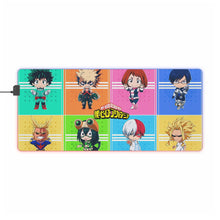 Cargar imagen en el visor de la galería, Boku No Hero Academia Chibis RGB LED Mouse Pad (Desk Mat)
