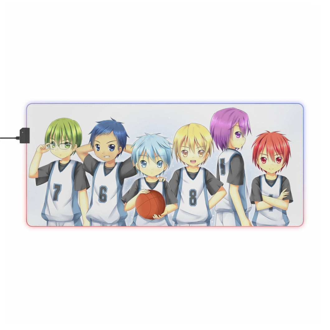 Kuroko's Basketball Tetsuya Kuroko, Daiki Aomine, Atsushi Murasakibara RGB LED Mouse Pad (Desk Mat)