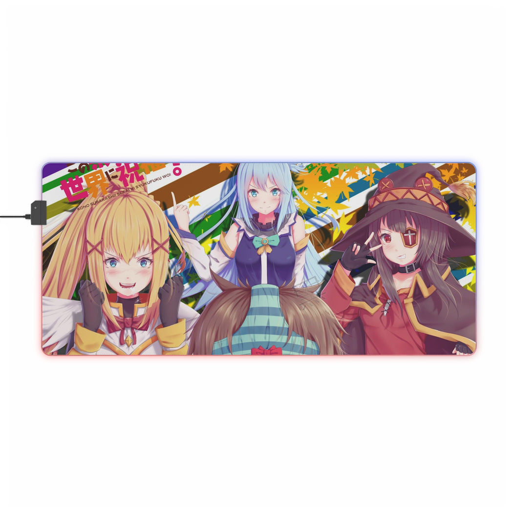 KonoSuba - God’s Blessing On This Wonderful World!! RGB LED Mouse Pad (Desk Mat)