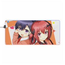 Cargar imagen en el visor de la galería, Gabriel DropOut Satanichia Kurumizawa Mcdowell, Vignette Tsukinose April RGB LED Mouse Pad (Desk Mat)
