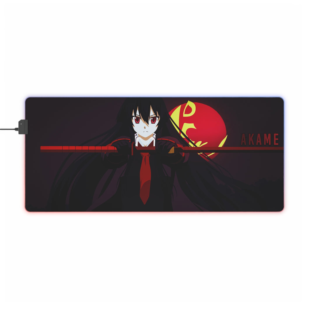 Akame <3 RGB LED Mouse Pad (Desk Mat)