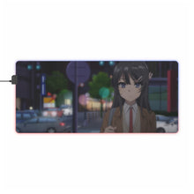 Charger l&#39;image dans la galerie, Tapis de souris LED RGB Rascal Does Not Dream of Bunny Girl Senpai (tapis de bureau)
