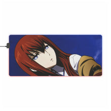 Cargar imagen en el visor de la galería, Alfombrilla de ratón con LED RGB Makise Kurisu (alfombrilla de escritorio)
