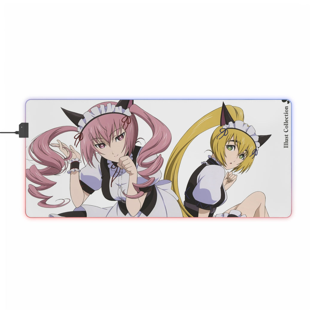 Faris and Mayuri-Queen May's RGB LED Mouse Pad (Desk Mat)