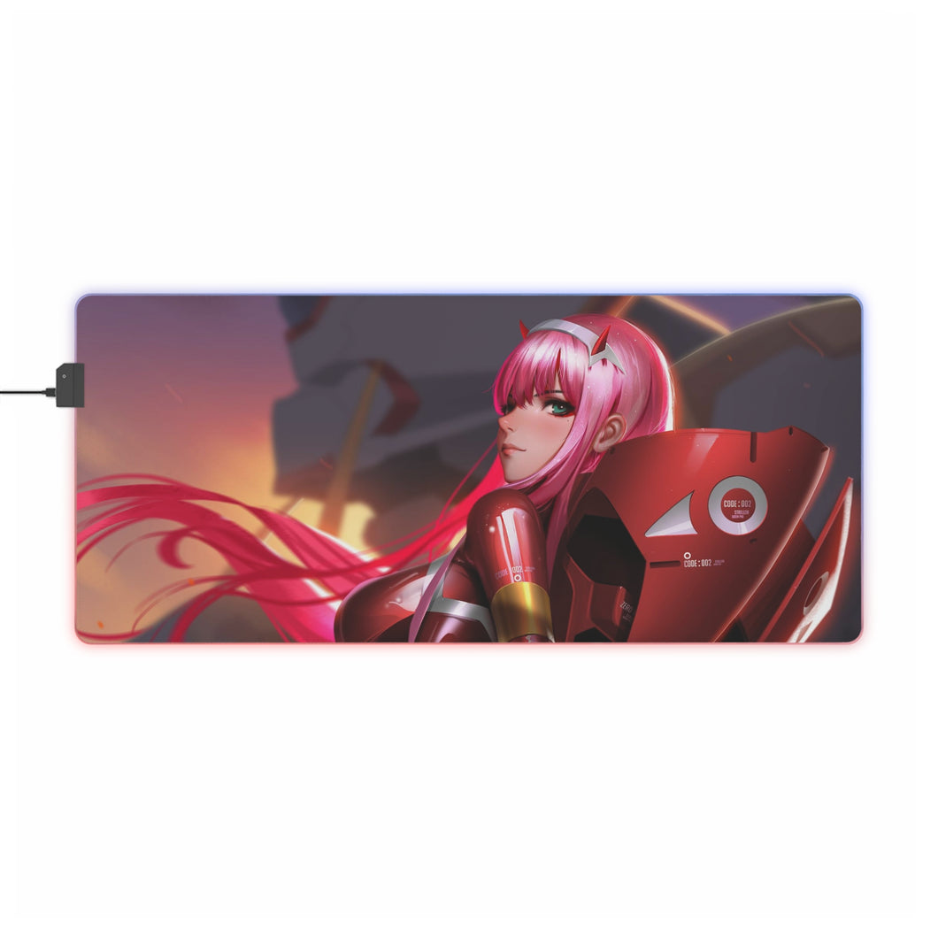 Darling In The FranXX RGB LED Mouse Pad (Desk Mat)