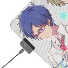 Charger l&#39;image dans la galerie, Gratuit! Rin Matsuoka, Makoto Tachibana, Haruka Nanase, Nagisa Hazuki RGB LED Tapis de souris (Tapis de bureau)
