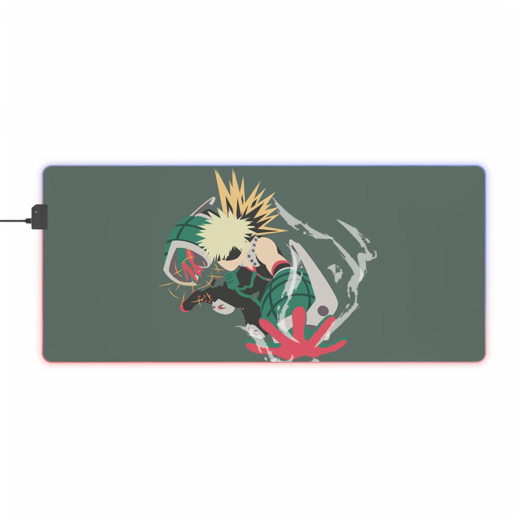 My Hero Academia Katsuki Bakugou RGB LED Mouse Pad (Desk Mat)