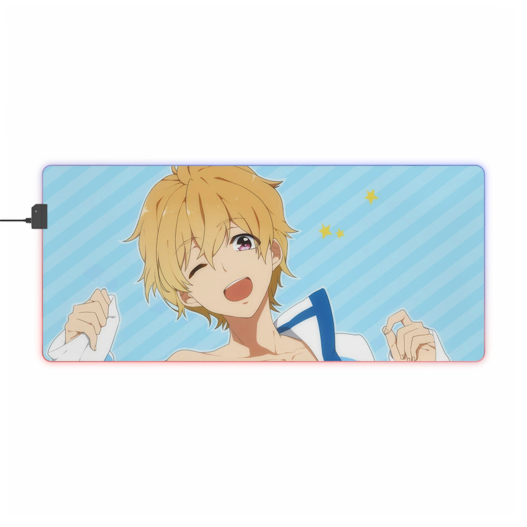 Free! Nagisa Hazuki RGB LED Mouse Pad (Desk Mat)