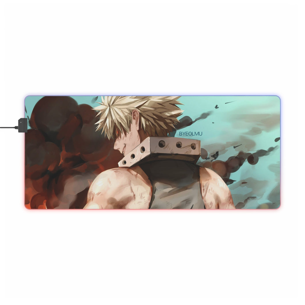 Katsuki Bakugou RGB LED Mouse Pad (Desk Mat)