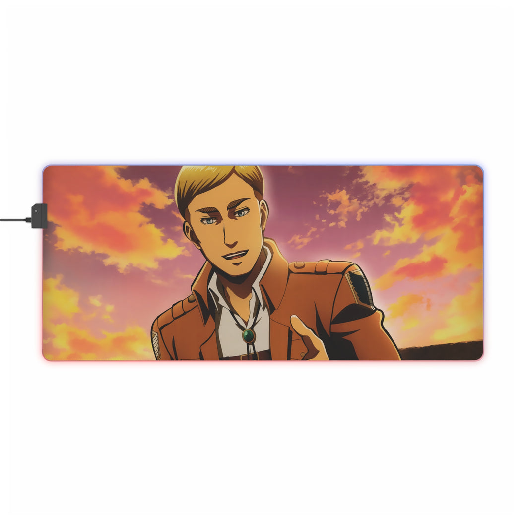 Anime Attack On Titan RGB LED Mouse Pad (Desk Mat)