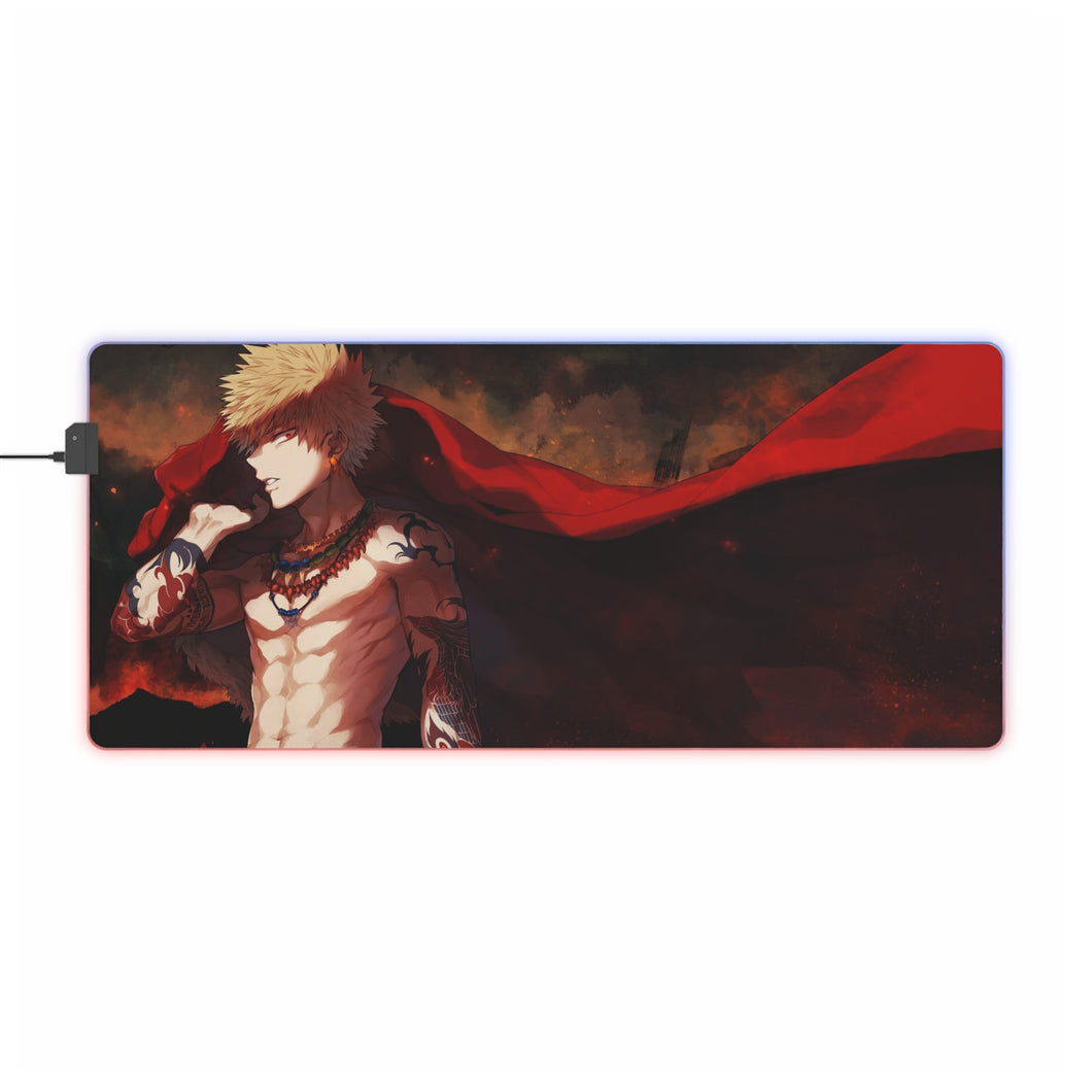 Katsuki Bakugo RGB LED Mouse Pad (Desk Mat)