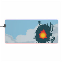 Load image into Gallery viewer, Howl&#39;s Moving Castle RGB LED Mouse Pad (Desk Mat)
