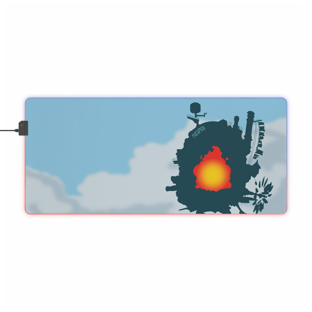 Howl's Moving Castle RGB LED Mouse Pad (Desk Mat)