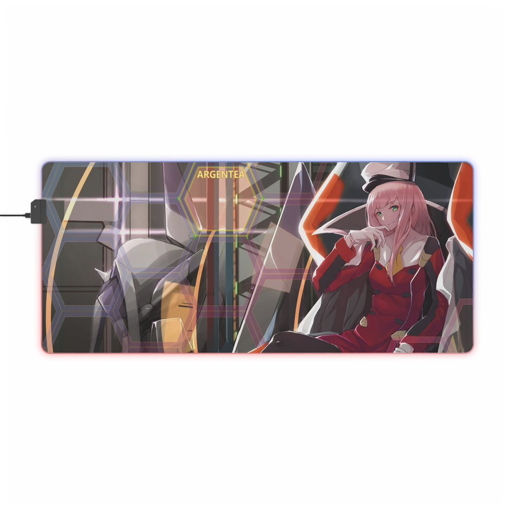 Zero Two RGB LED Mouse Pad (Desk Mat)