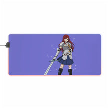 Charger l&#39;image dans la galerie, Tapis de souris LED RGB Erza Scarlet (tapis de bureau)
