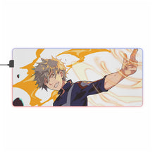 Cargar imagen en el visor de la galería, My Hero Academia Katsuki Bakugou RGB LED Mouse Pad (Desk Mat)
