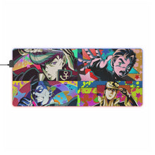 Charger l&#39;image dans la galerie, Tapis de souris LED RVB Jotaro Kujo Josuke Higashikata et Okuyasu Nijimura (tapis de bureau)
