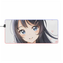 Charger l&#39;image dans la galerie, Tapis de souris LED RGB Rascal Does Not Dream of Bunny Girl Senpai (tapis de bureau)
