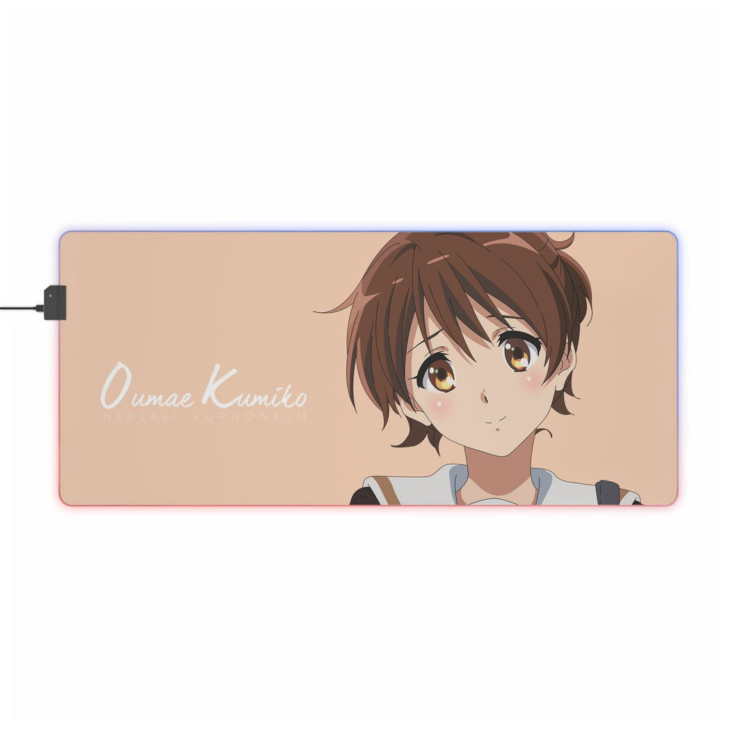 Son ! Tapis de souris LED RGB Euphonium Kumiko Oumae (tapis de bureau)