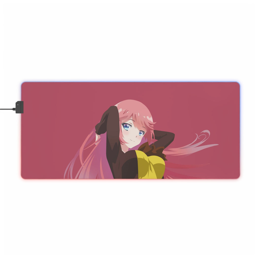 Tapis de souris LED RVB Airi Sakura (tapis de bureau)