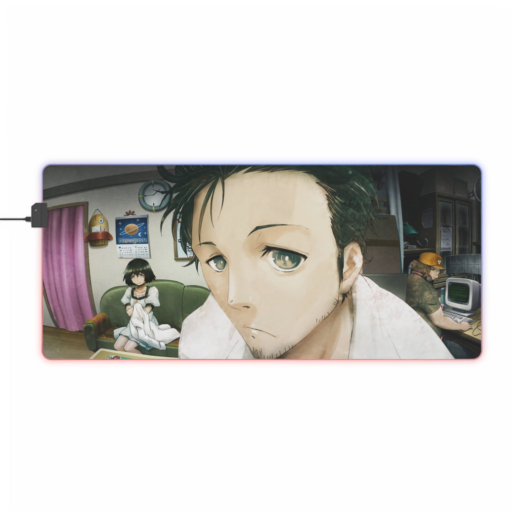 Anime Steins;Gate RGB LED Mouse Pad (Desk Mat)