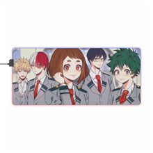 Cargar imagen en el visor de la galería, My Hero Academia Izuku Midoriya, Katsuki Bakugou, Tenya Iida RGB LED Mouse Pad (Desk Mat)
