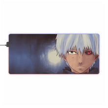 Load image into Gallery viewer, Ken Kaneki RGB LED Mouse Pad (Desk Mat)
